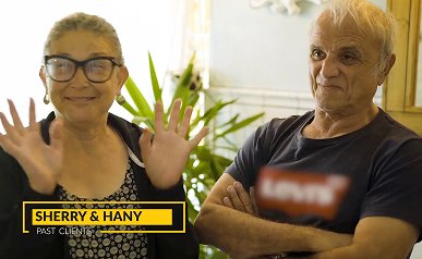 Sherry and Hany, past Antoon Construction clients, video testimonial