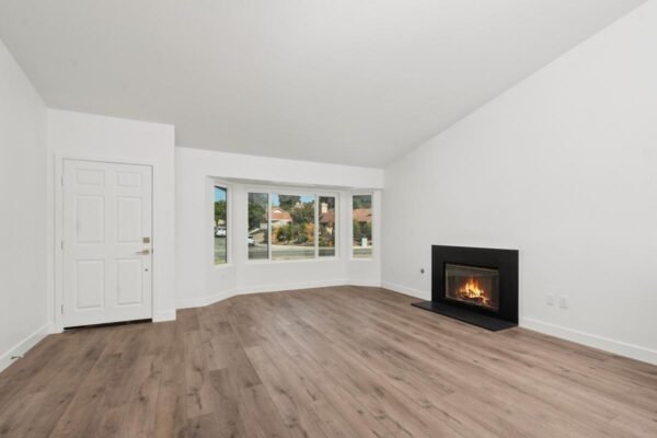 Bright Oceanside remodeled living room